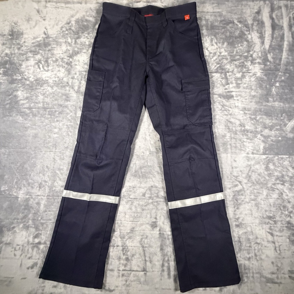 Bulwark FR Pants Men's 32x32 IQ Cargo Reflective Ripstop Cat2 Articulated Knee